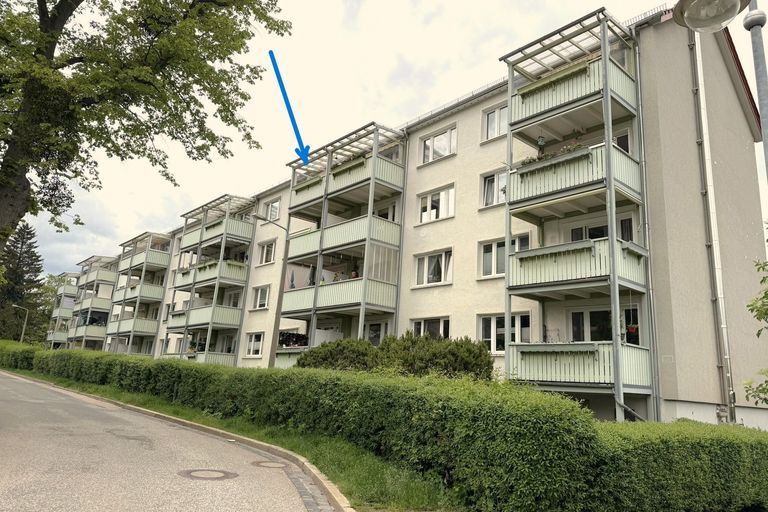 Perfekte, kleine 3-Zi. (59 m²) mit Balkon und umwerfender Aussicht im 3.OG in Wernigerode